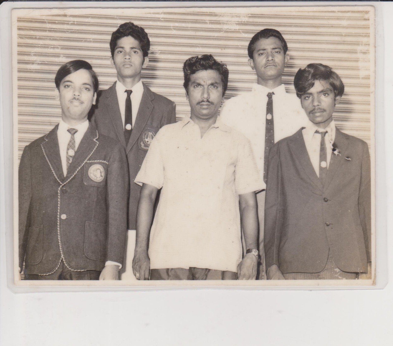 Club team portrait in tournament blazers