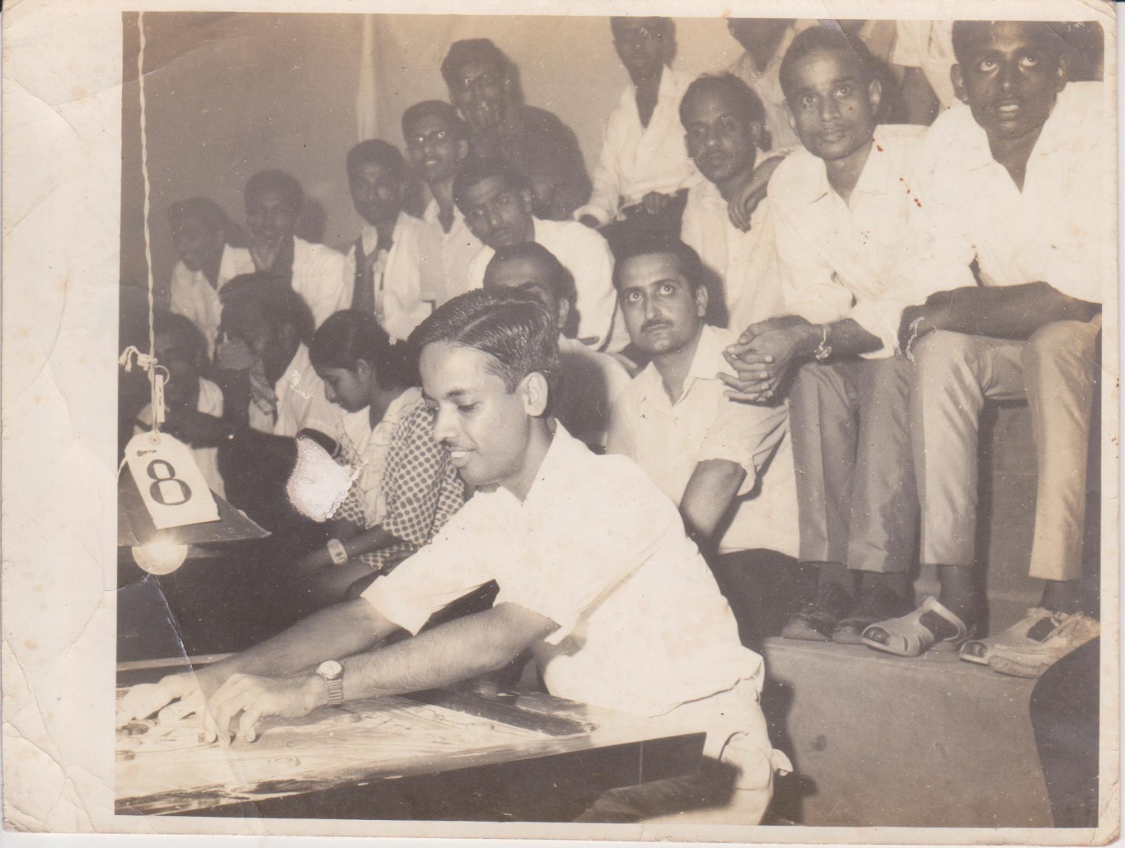 Playing before a crowd — vintage tournament